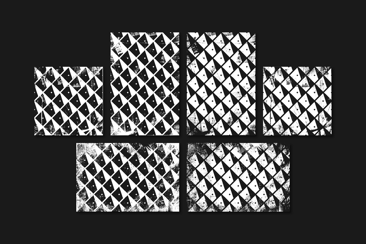 Isometric - 48 Grunge Patterns, a Pattern Graphic by Tustan (Photo 7 of 10)
