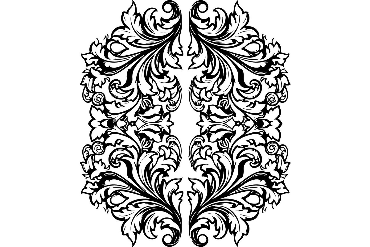 Vintage Ornamental Panel Frame, a Decorative Illustration by Designer_Momina (Photo 10 of 21)