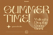 Valleytta Retro Display Typeface, a Sans Serif Font by Guna Studio (Thumbnail 12 of 15)