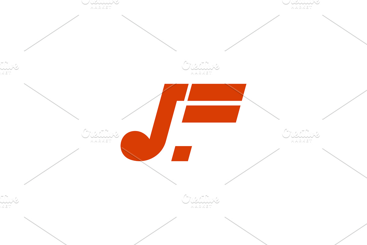 Letter F Music Logo, a Branding & Logo Template by Abir Hossain Waffi (Photo 1 of 3)