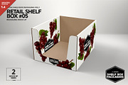 Retail Shelf Box 05 Packaging Mockup, a Packaging Mockup by INCDesign (Thumbnail 1 of 5)