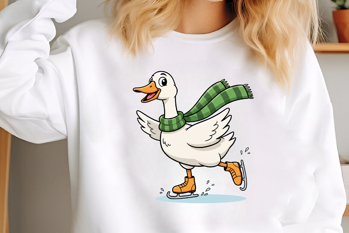 Funny Christmas Silly Goose PNG, an Illustration by SinaCreation (Photo 5 of 7)