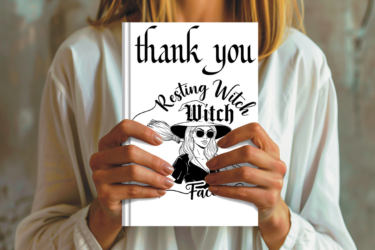 Resting Witch Face Quote, an Illustration by CrexoraLab (Photo 4 of 4)