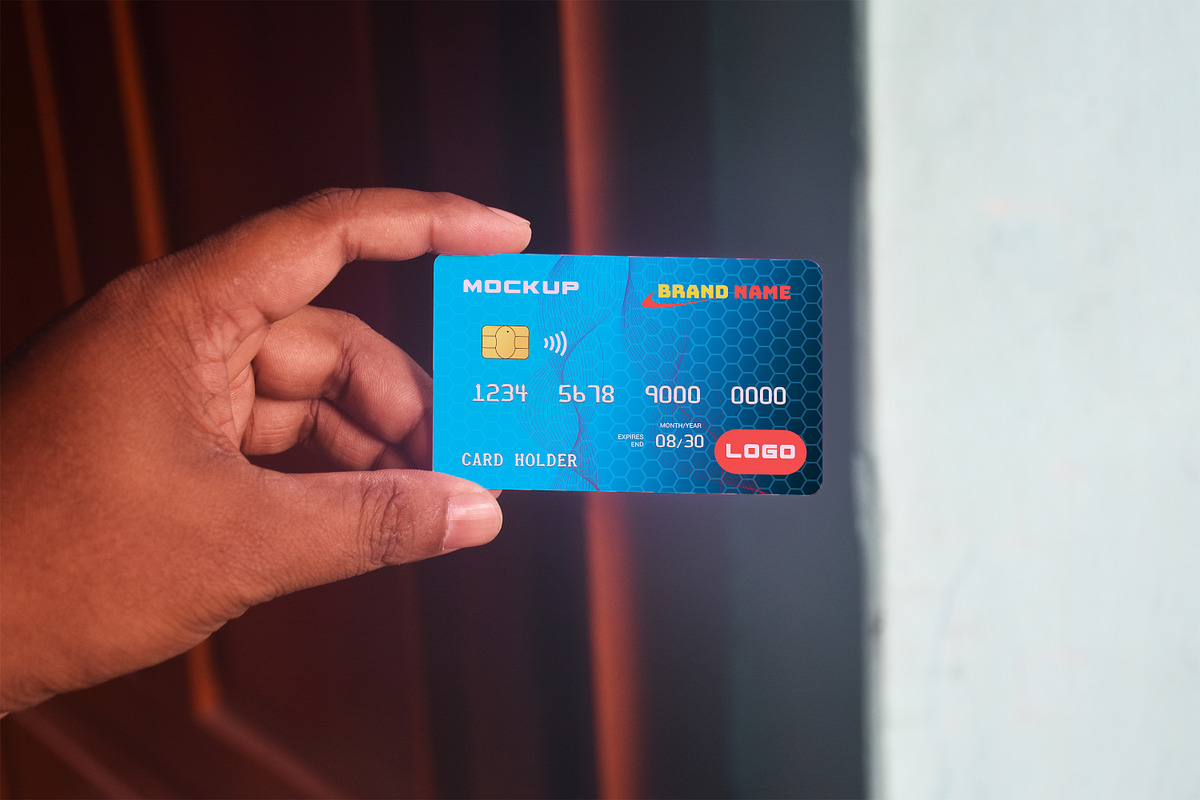 Credit Card Mockup with Wallet, a Mockup by alimran24 (Photo 11 of 11)