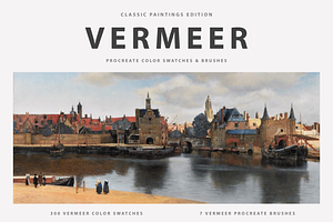 Vermeer's Art Procreate Brushes