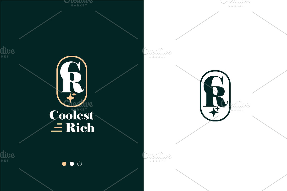 CR- Coolest Rich Clothing Brand Logo, a Branding & Logo Template by Sagar Gabol (Photo 3 of 3)