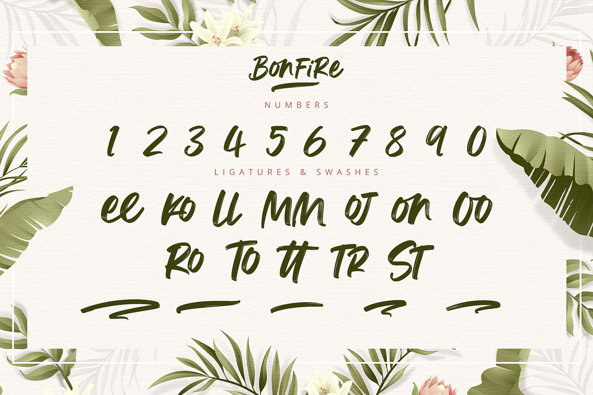 Bonfire - Modern Brush Font, a Handwritten Font by Alpaprana (Photo 11 of 13)