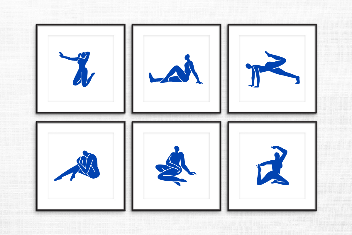 Women's Figure Poses In A Trendy Set, an Object Illustration by Illustrava (Photo 4 of 9)