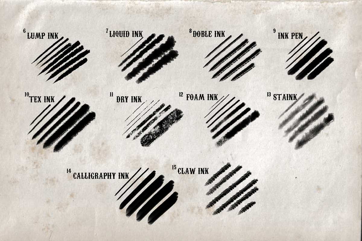 Real Ink Brushes for Procreate, a Brush Add-On by Eliza Moreno Illustration (Photo 3 of 5)