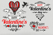 *16* Valentine's Day Labels, a Decorative Illustration by ARSCOR (Thumbnail 3 of 6)