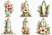 Summer Surfboard Clipart, an Illustration by Craft Nest (Thumbnail 5 of 12)
