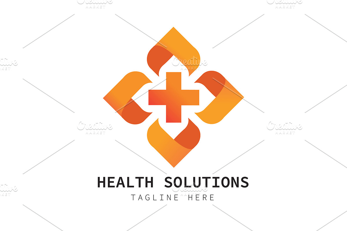 Health Medical Cross Abstract Logo, a Branding & Logo Template by Walldecorated