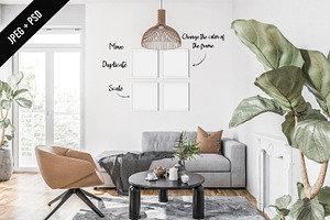 Living Room - Interior Mockup Bundle