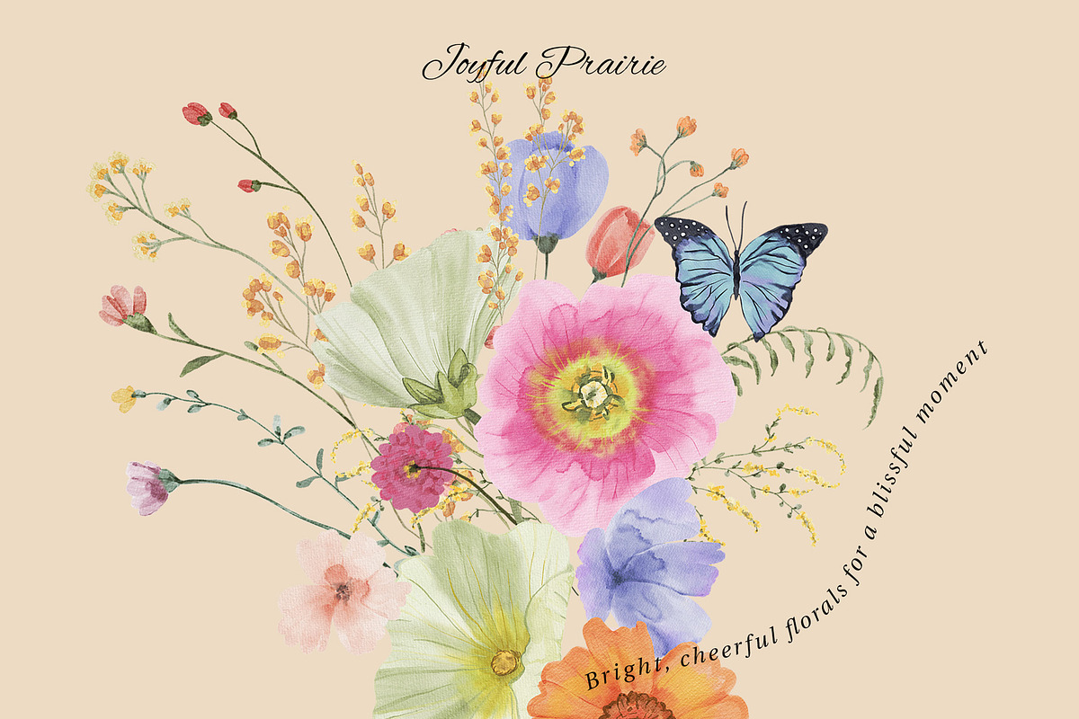 Joyful Prairie wildflowers, an Illustration by SunnyAfternoons (Photo 8 of 14)