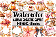 Autumn Coquette Clipart, an Illustration by Design Market (Thumbnail 1 of 3)