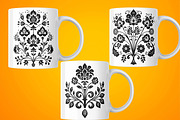 Folk Art Flower Elements, an Object Graphic by Pattern Whimsy (Thumbnail 3 of 6)