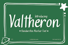 Valtheron - Handwritten Font