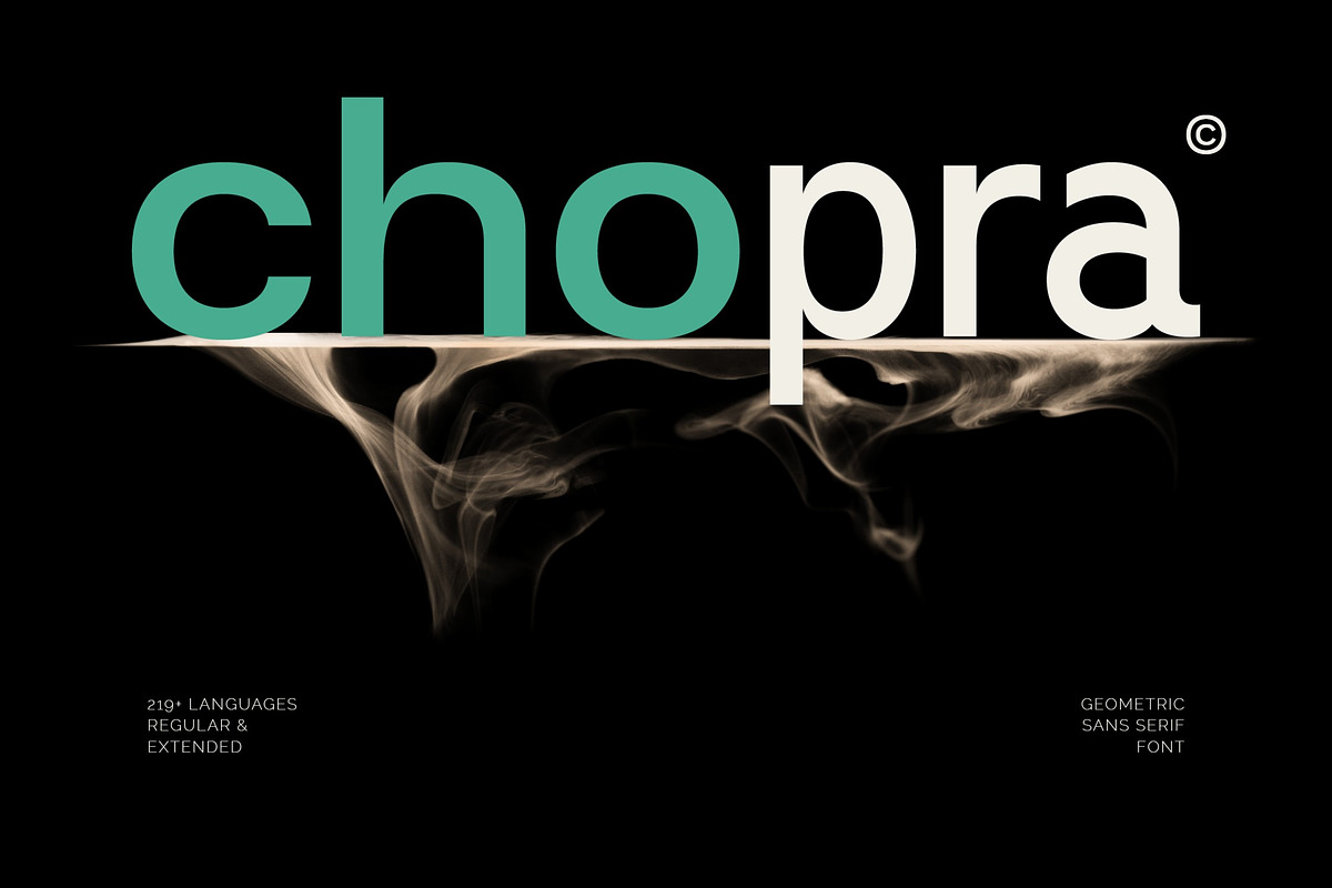 Chopra Typeface, a Sans Serif Font by Glyphminds Studios (Photo 1 of 8)