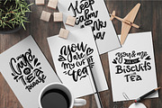 I love tea - clipart & lettering, a Decorative Illustration by Lana Sham (Thumbnail 7 of 13)