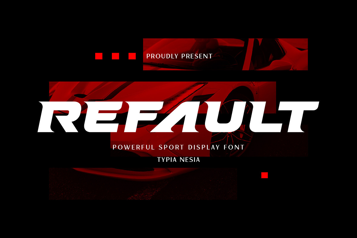 Refault, a Sans Serif Font by Typia Nesia (Photo 2 of 10)