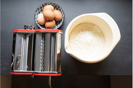 Making Pasta with Pasta Machine