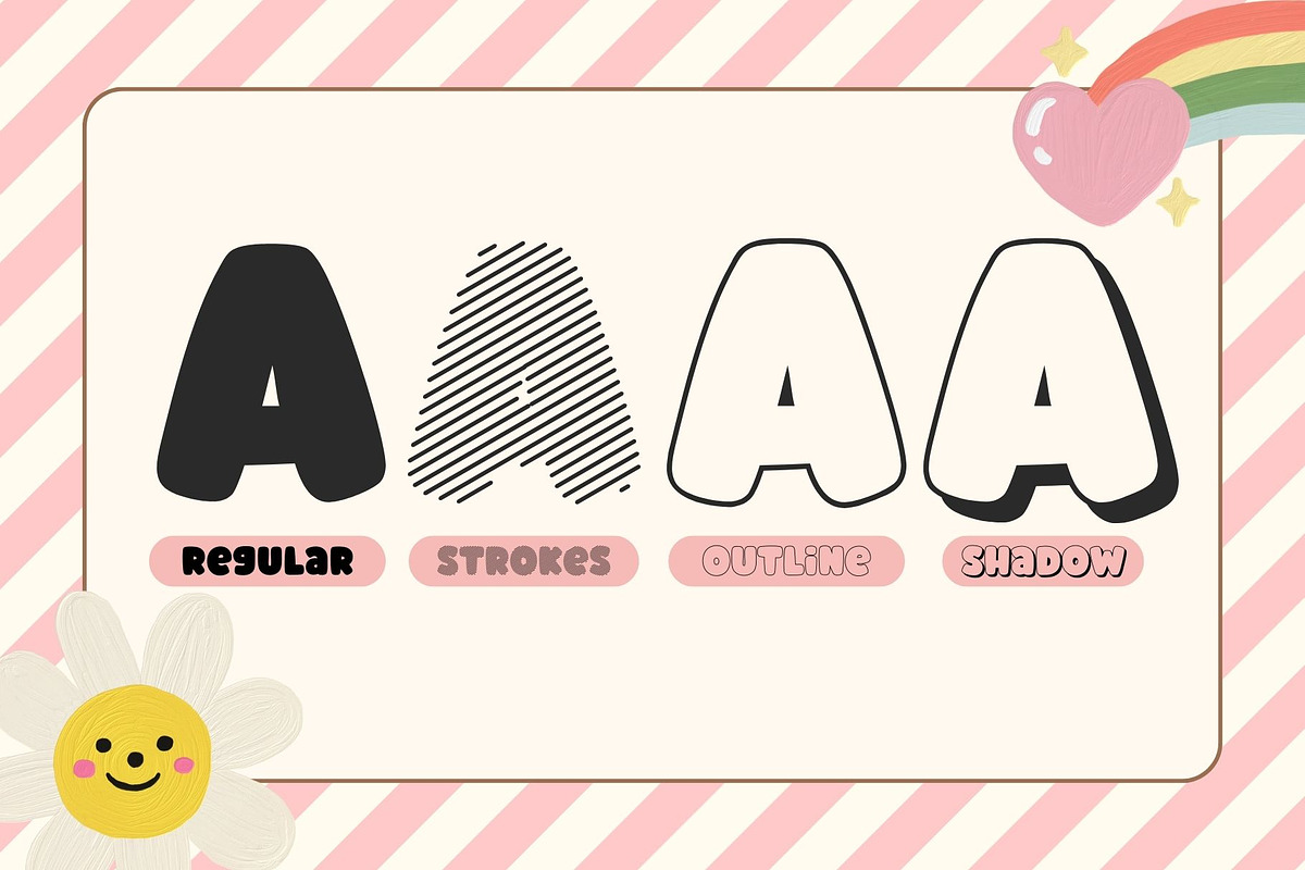 Fox Gavin: 4 font style, a Symbol Font by Fox7 By Rattana (Photo 2 of 11)