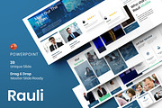 Rauli  – Business PowerPoint Templat, a Presentation Template by Dens Creative Studio (Thumbnail 1 of 6)