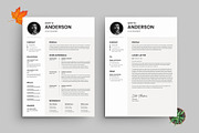 Clean Modern Resume Template | CV |, a Resume Template by PixelStudio (Thumbnail 1 of 3)