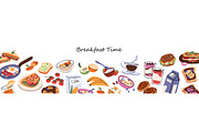 Healthy breakfast food set, template, a Food Illustration by PaperTrident (Thumbnail 5 of 5)
