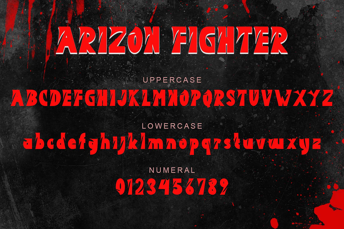 Arizon Fighter, a Blackletter Font by Yoga Letter (Photo 6 of 7)