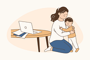 Work Life Blend Illustration, an Object Graphic by Jump Studio (Thumbnail 10 of 12)