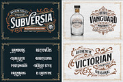 Vintage Font Bundle & Ornaments, a Font by Arterfak Project (Thumbnail 8 of 13)