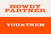 Vintage Western Woodcut Font, a Slab Serif Font by Century Library (Thumbnail 4 of 5)