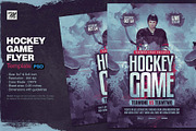 Hockey Game Flyer, a Flyer Template by Tarommir (Thumbnail 1 of 3)