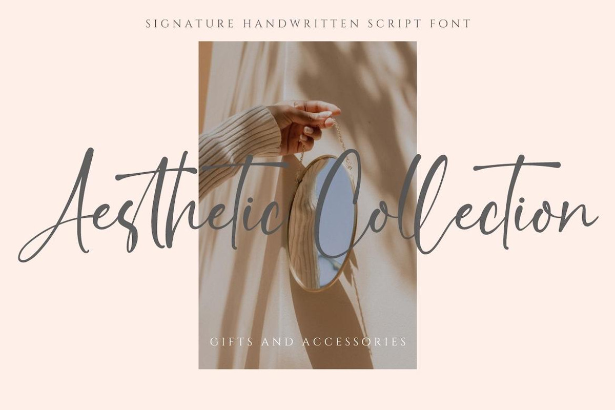 Merillyne Signature - Natural Script, a Handwritten Font by CreateBigSupply (Photo 2 of 9)
