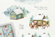 Watercolor Christmas bundle, an Illustration by JuliaBadeeva (Thumbnail 23 of 29)