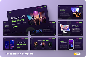 Proposal Festival Google Slide, a Presentation Template by GraphauseProject