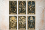 The Verdigris Oracle Tarot Cards, a Decorative Illustration by ThatsDesignArt (Thumbnail 5 of 11)
