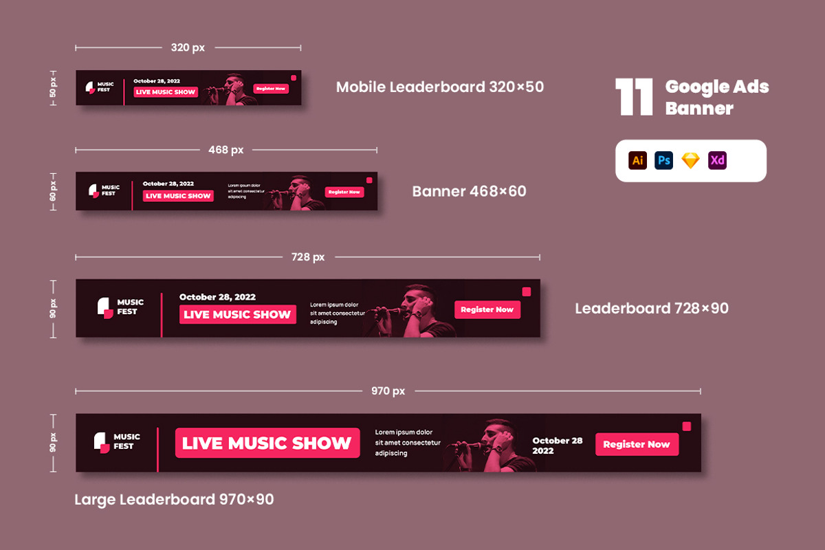 Music Show Google Ads, a Templates & Theme by Rahardi Creative (Photo 3 of 4)