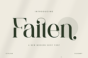 Faiten - Modern Serif Font, a Serif Font by Aqeel_Art (Thumbnail 1 of 12)