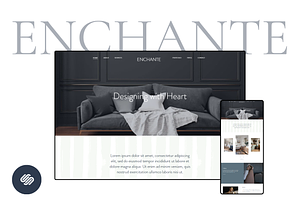 Enchanté Squarespace 7.1 Template