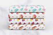Watercolor Pastry Patterns, a Pattern Graphic by Spirit of Colors (Thumbnail 7 of 10)