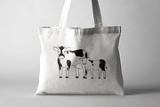 Dairy milk cows & calf, line art set, an Animal Illustration by Good Studio (Thumbnail 7 of 7)