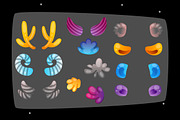 Funny monster creation kit, an Object Illustration by nenochka (Thumbnail 4 of 4)