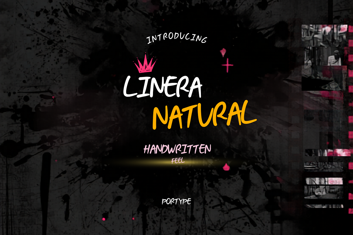 Linera - Natural Handwritten, a Handwritten Font by portype (Photo 1 of 8)