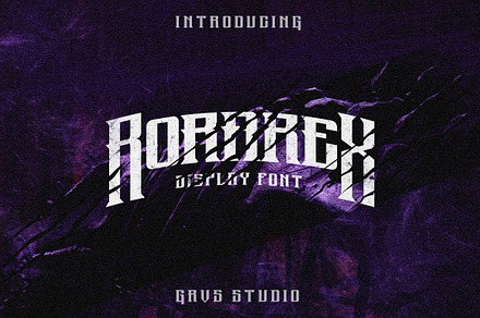 Rorarex Font, a Symbol Font by GRVS Studio