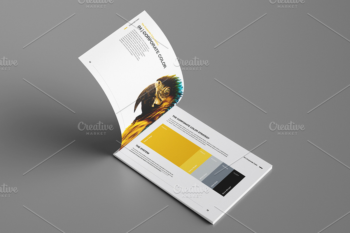 Brand Manual - REAL TEXT, a Brochure Template by Mastergfx (Photo 8 of 16)