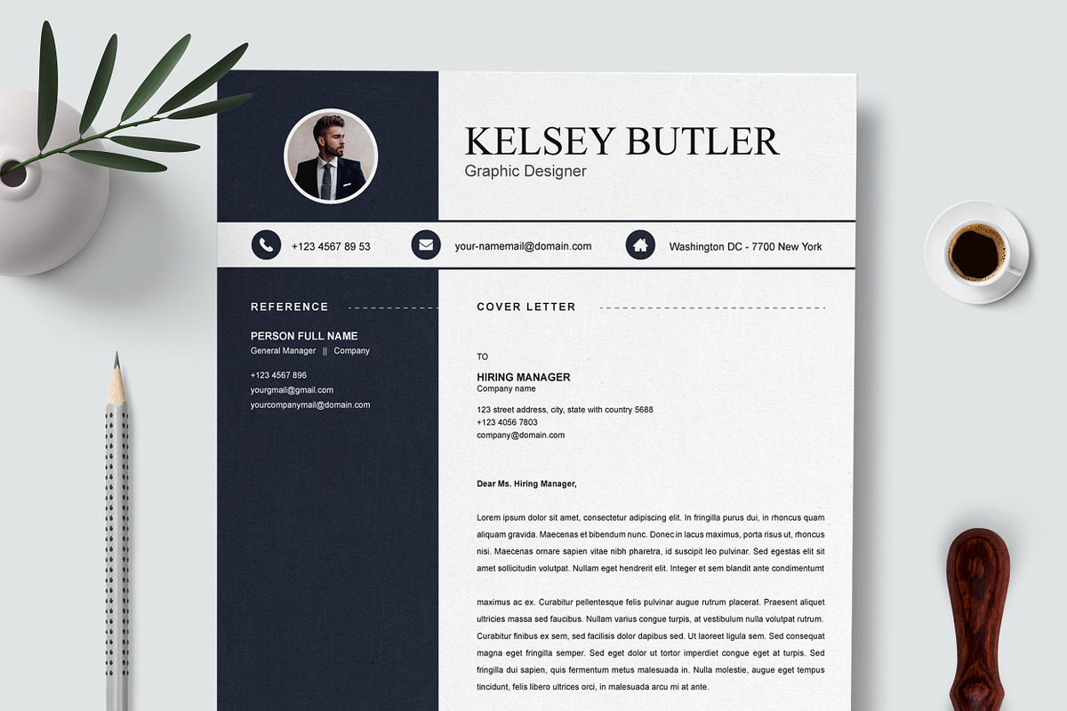 Professional Resume Template, a Resume Template by X-Type (Photo 4 of 5)
