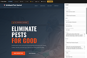 Pest Control Template Editable, a HTML Template by DigitalsDesigns (Thumbnail 1 of 4)