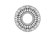 Floral Mandala Circle Frame Bundle, an Illustration by Gaye Art (Thumbnail 25 of 51)